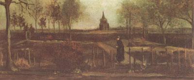 Vincent Van Gogh The Parsonage Garden at Nuenen (nn04) oil painting image